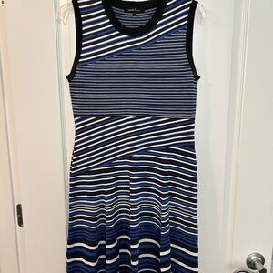 Nanette Lepore Jet Set fit-and-flare dress, size large (runs slightly small)